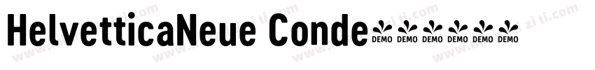 HelvetticaNeue Conde字体转换